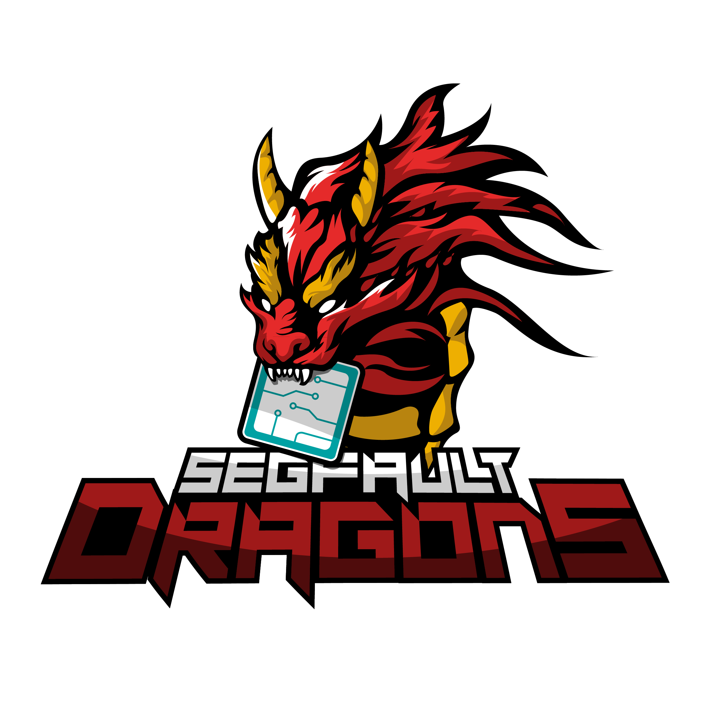 Logo von 'SegFaultDragons' auf welcher ein Drache zu sehen ist